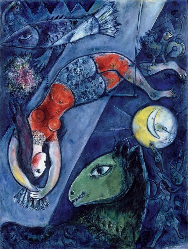 Chagall_Blaue Zirkus